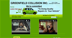 Desktop Screenshot of greenfieldcollision.com